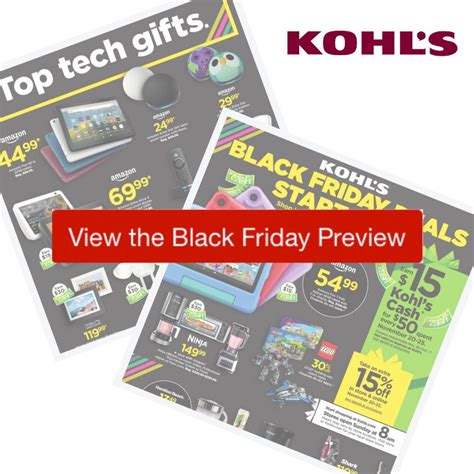 black friday kohl's 2022|kohl's black friday deals today.